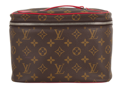 Louis Vuitton Nice BB Toiletry Bag, &pound;650, Accessories, Brown/Red, Canvas, Front view
